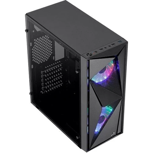 Корпус Aerocool Glider Cosmo-G-BK-v1 Black Mid Tower FRGB: Форм-фактор материнской платы ATX / Micro-ATX / Mini-ITX