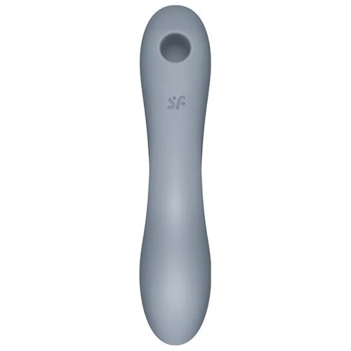Вакуумний стимулятор із вібрацією Satisfyer Curvy Trinity 3 BlueGrey