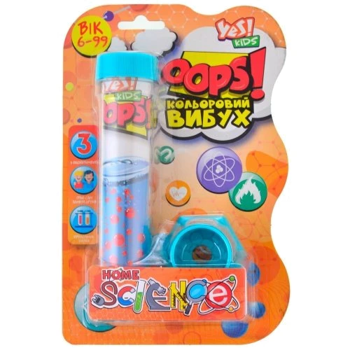 Набор химических экспериментов Oops! Цветной взрыв, Yes Kids (953741)