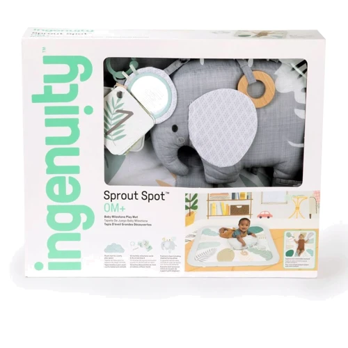 Розвиваючий килимок Ingenuity Sprout Spot (12811): Розмір, см 100х100