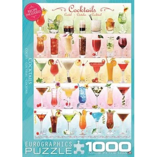 Пазл EuroGraphics "Коктейлі", 1000 елементів (6000-0588)
