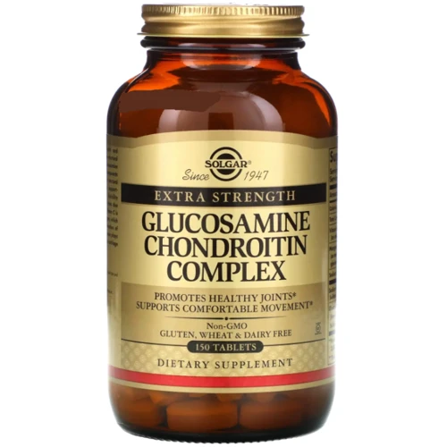 Solgar Glucosamine Chondroitin Complex Extra Strength Глюкозамін Хондроїтин 150 таблеток