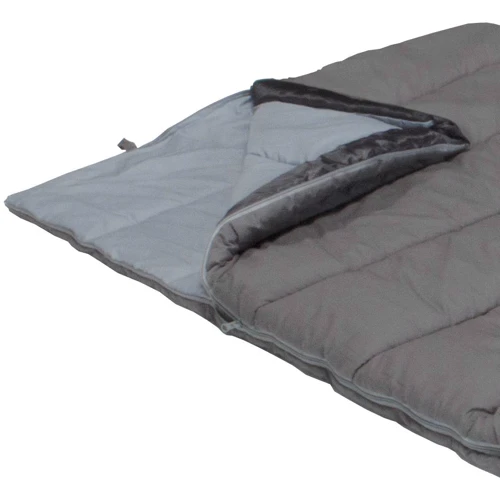 Спальный мешок High Peak Dundee 4/+4°C Grey/Light Grey Left (21238): Ширина в плечах 90 см
