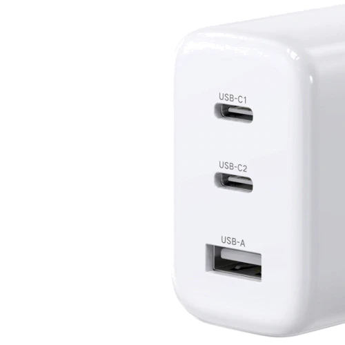 Зарядное устройство Ugreen Wall Charger 2хUSB-C+USB QC3.0 CD275 65W White (90496): Особенности Быстрая зарядка, USB-C, Power Delivery (PD)