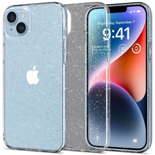 Чехол для iPhone Spigen Liquid Crystal Glitter Crystal Quartz (ACS04888) for iPhone 14 Plus: Цвет прозрачный