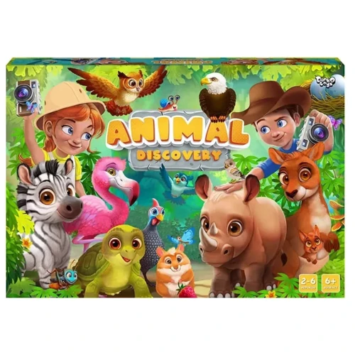 Настольная игра Danko Toys Animal Discovery G-AD-01-01U укр