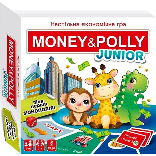 

Настільна гра. Money&Polly Junior