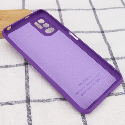 Чехол для телефонов Mobile Case Silicone Cover My Color Full Camera Purple for Xiaomi Redmi Note 10 5G / Poco M3 Pro / Poco M3 Pro 5G: Тип накладка на заднюю часть