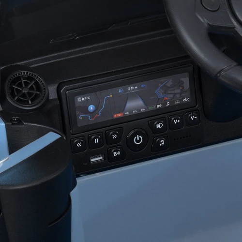 Дитячий електромобіль Bambi Racer Джип синій (2155EBLR-4(24V))