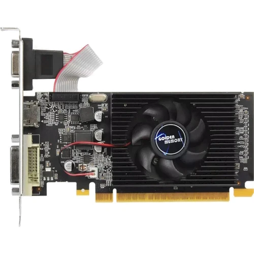 Видеокарта Golden Memory GeForce GT710 2GB DDR3 LP (GT710D32G64BIT): Объем памяти, Гб 2
