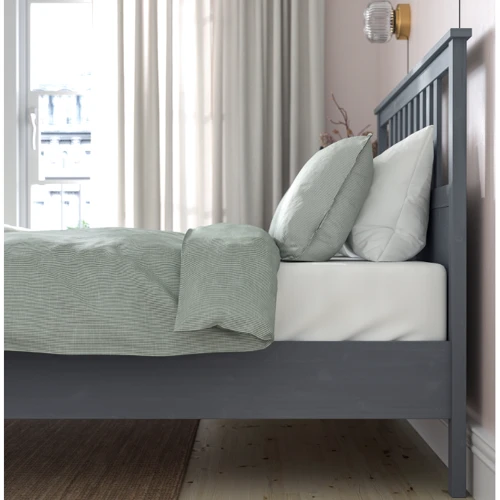 Каркас кровати ІКЕА HEMNES 140х200 см серый (792.471.93) фото 2