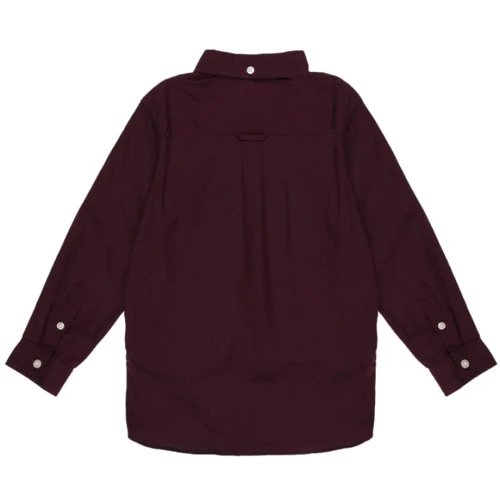 Рубашка H&M 456572 104 см сливовая: Тип Рубашки