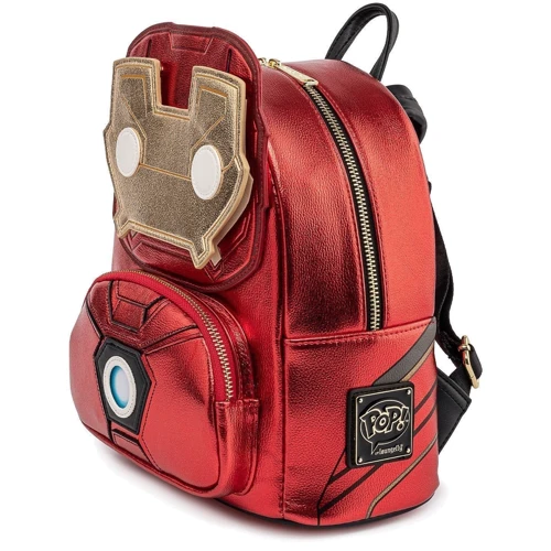 Рюкзак с подсветкой Loungefly POP! Marvel - Iron Man Light-Up Mini Backpack (MVBK0161): Пол ребенка Для девочек