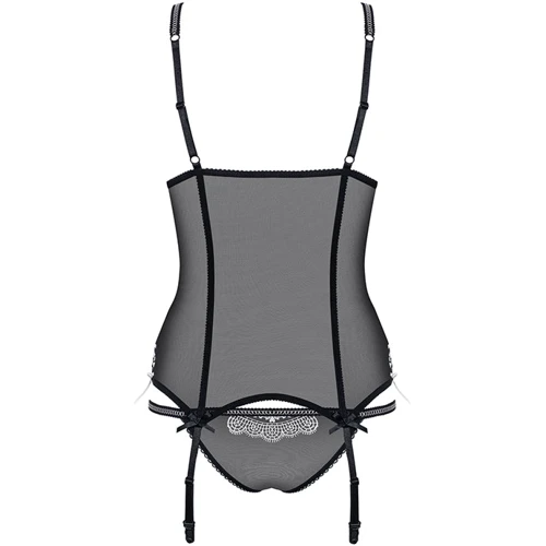 Комплект Obsessive 840-COR-1 corset, S/M