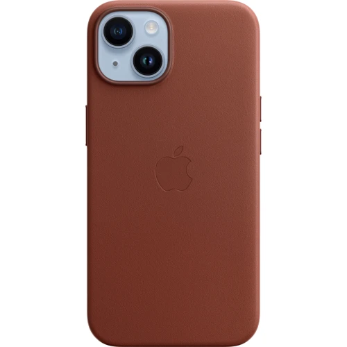 Чехол для iPhone Apple iPhone 14 Leather Case with MagSafe - Umber (MPP73ZE/A) фото 6
