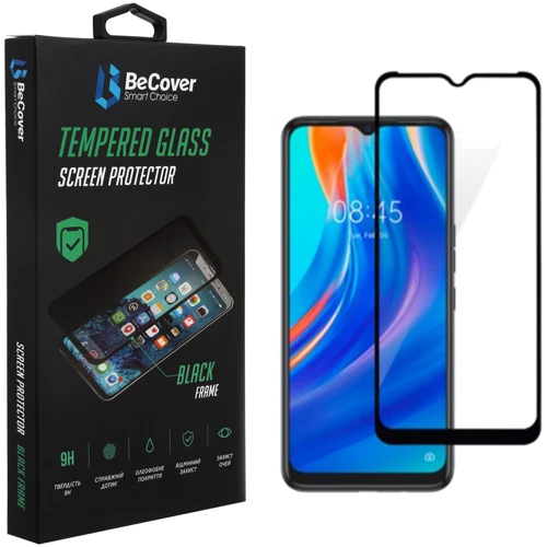 

BeCover Tempered Glass Black for Tecno Spark 7 (706780)