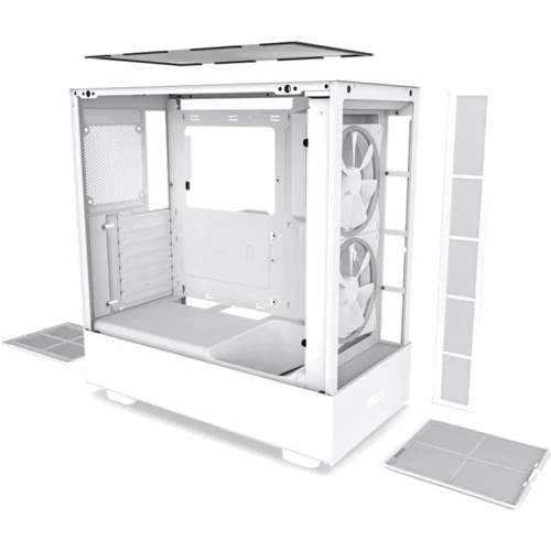 Корпус NZXT H5 Elite White (CC-H51EW-01): Потужність БЖ, Вт немає