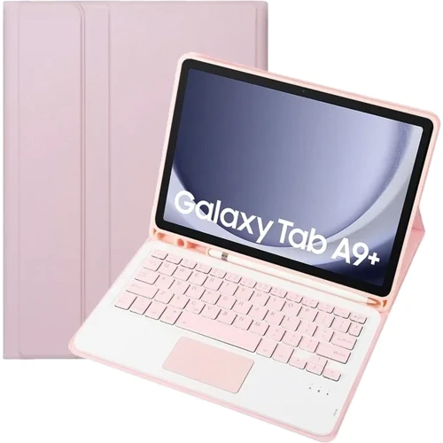 Аксессуар для планшетных ПК BeCover Case Smart Keyboard TouchPad Pink for Samsung Galaxy Tab A9 Plus SM-X210/SM-X215/SM-X216 (712415)
