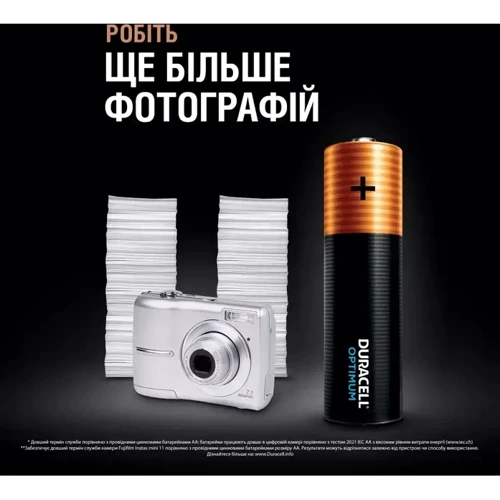 Duracell Optimum AA 1.5В LR6 4 шт (5000394158696) фото 4