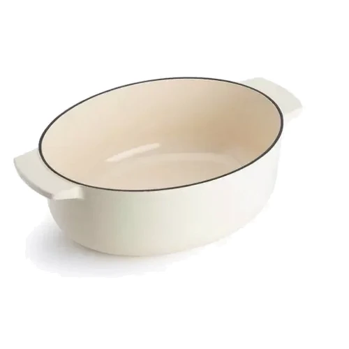 Гусятниця KitchenAid чавунна з кришкою, 6 л, мигдальний крем (CC006062-001): Найменування Гусятница с крышкой