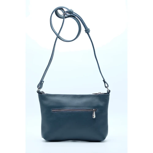 Жіноча сумка через плече ARTiS Bags синя (1764 7053): Фактура Плетеная, Матовая, Гладкая