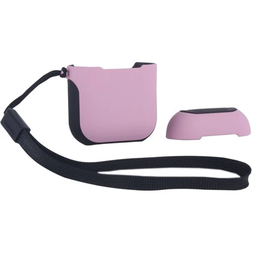 Чехол для наушников COTEetCI AP8 Armor Case with Belt Pink/Black (CS8123-PB) for Apple AirPods