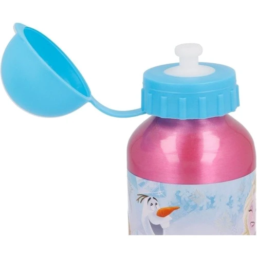 Дитяча пляшка для води Stor Disney - Frozen Iridescent Aqua Aluminium Bottle 400 ml (Stor-17934): Об'єм, мл 400