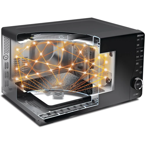 Микроволновая печь Whirlpool MWF 203 SB: Внутреннее покрытие камеры Эмаль