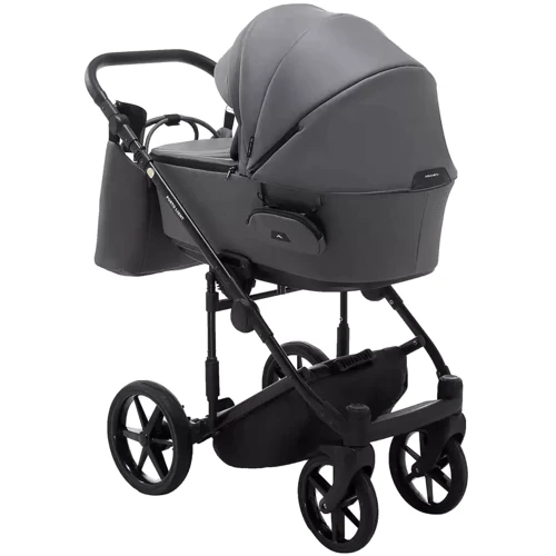 Коляска 2 в 1 Adamex Porto Light Экокожа SA-4 темно-серая (625715): Пол ребенка Унисекс, Для девочек, Для мальчиков