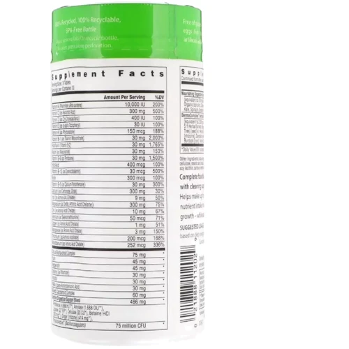 Rainbow Light Teen Energy Multivitamin Мультивітаміни Для Підлітків Активність Здоров'я та Чиста Шкіра 90 таблеток: Тип Мультивитамины
