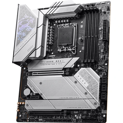MSI MPG Z790 EDGE TI MAX WIFI: Оперативная память 4xDDR5 7800+ МГц, до 192 ГБ