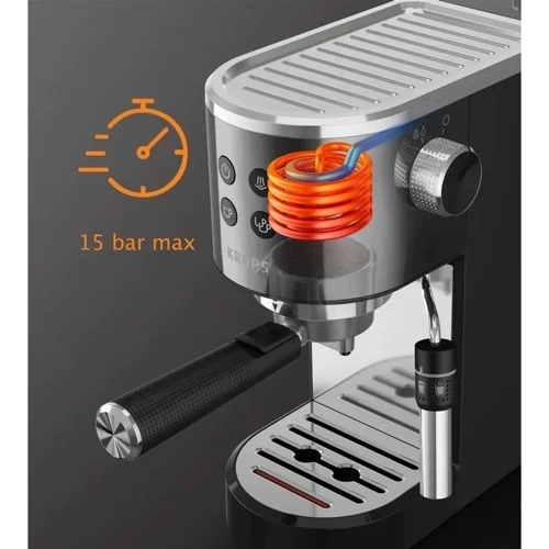 Кофеварка Krups XP444G10: Используемый кофе молотый
