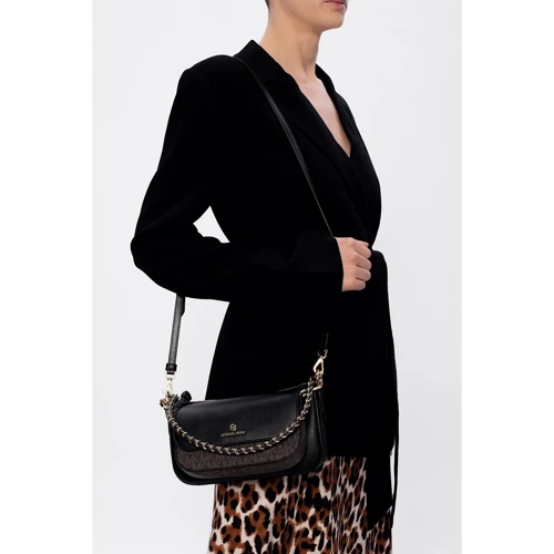 Женская сумка через плечо Michael Kors Jet Set Charm Md 4in1 Pouch Xbody черная (32H0GT9C8L292) фото 10