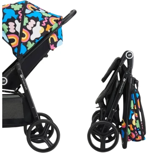 Прогулочная коляска Kinderkraft GRANDE Plus happy shapes (Hnrt_4821): Количество блоков 1