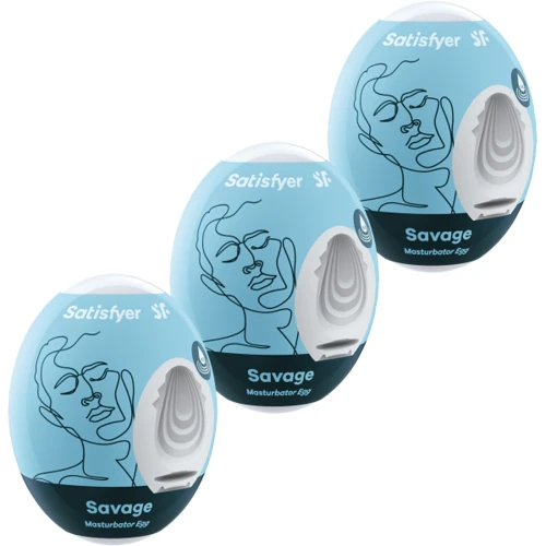 Набор мастурбаторов Satisfyer Masturbator Egg 3er Set Savage