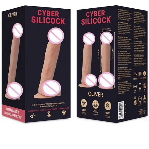 Фаллоимитатор на присоске CYBER SILICOCK Oliver
