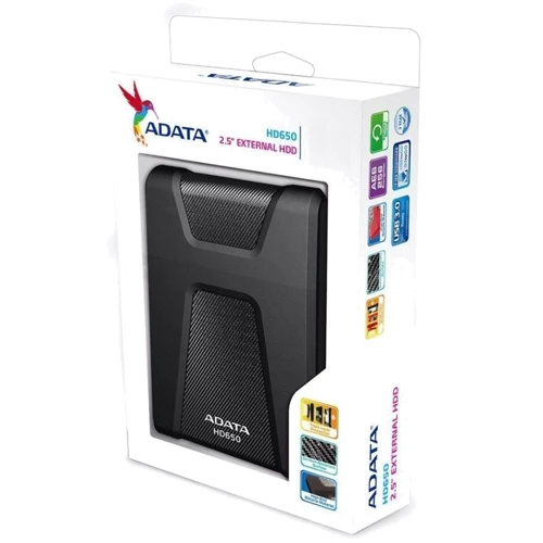 Внешний жесткий диск ADATA DashDrive Durable HD650 5 TB (AHD650-5TU31-CBK): Форм-фактор 2.5"