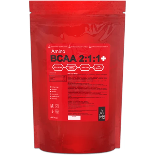 Аминокислота для спорта AB PRO Amino BCAA 2:1:1+ 400 g /13 servings/ Apple