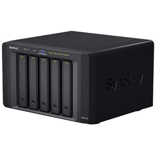 Сетевой накопитель (NAS) Synology DS1513+: Предустановленные диски нет