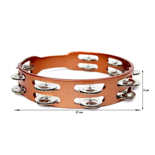 Тамбурин PALM PERCUSSION TAMBOURINE 10" фото 1