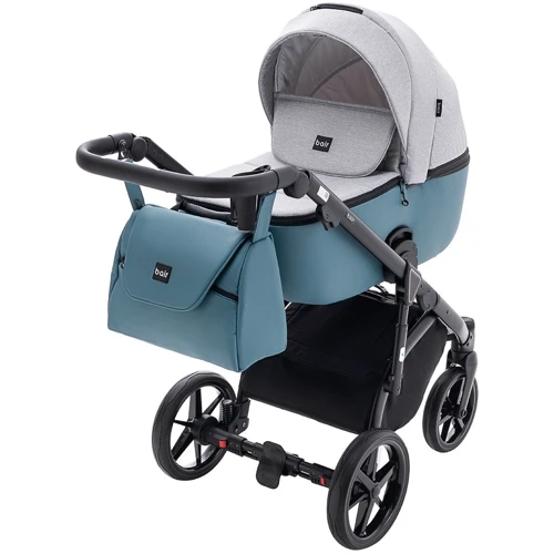 Універсальна коляска 2 в 1 Bair Bonita PS-158 сірий/синій (680892): Ширина шасі 58