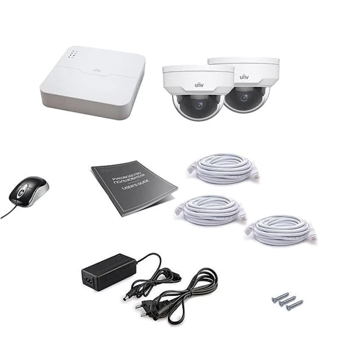 Комплект відеоспостереження Uniview 2DOME 2MEGA