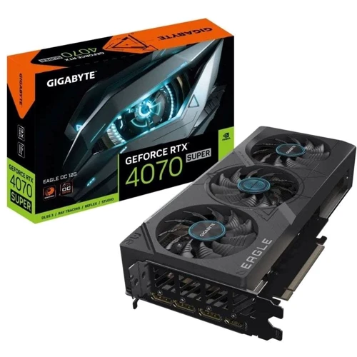 Видеокарта GIGABYTE GeForce RTX 4070 SUPER 12Gb EAGLE OC (GV-N407SEAGLE OC-12GD): Форм-фактор Стандартная