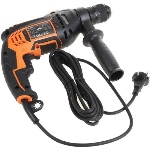 Дриль AEG BE750RE 750Вт (4935449160): Харчування від мережі