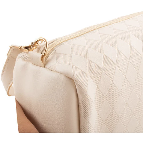 Женская сумка кросс боди Valiria Fashion белая (5DETAA2464-white): Тип ручки На цепочке, Без ручки, Плечевой ремень, Со съемным ремнем