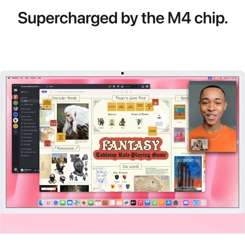 Компьютер Apple iMac M4 24" 512GB 10GPU Pink (MD2U4UA/A)) 2024 фото 6