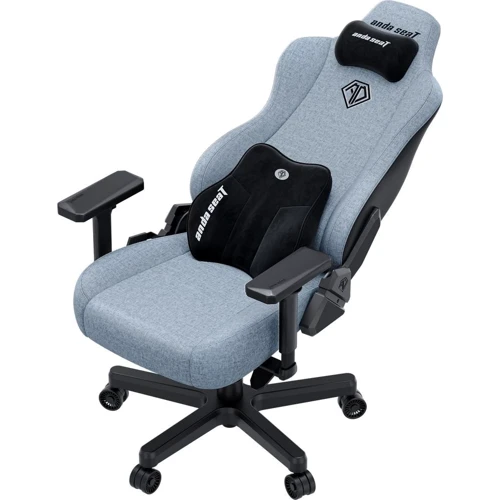 Кресло игровое Anda Seat Kaiser 3E XL Gray Blue Fabric (AD23YC-XL-09-T-CF-T01)