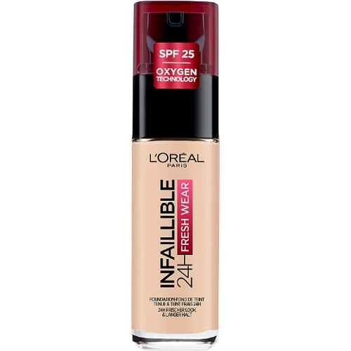 L'Oreal Paris Infallible 24h Foundation Fresh Wear №125 natural beige Тональный крем 30 ml
