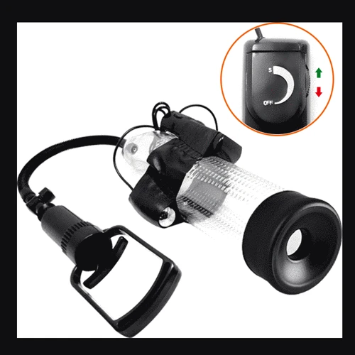Вакуумная помпа с вибростимуляцией LYBAILE - Penis Enlargement System 9,8'' Vibration (BM-010066B)