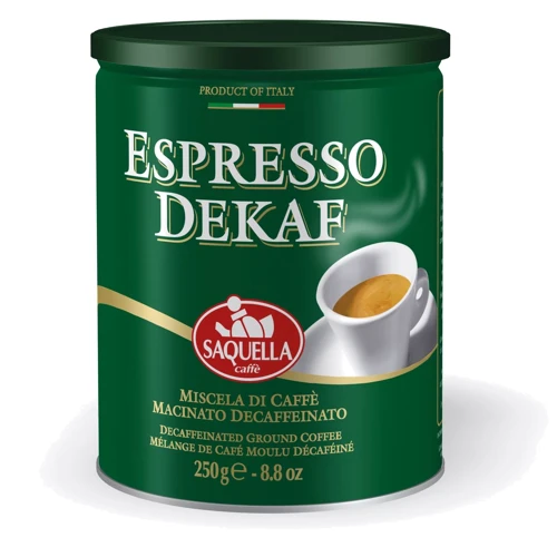 Кофе молотый Saquella Espresso Dekaf 250 г (8002650000111)